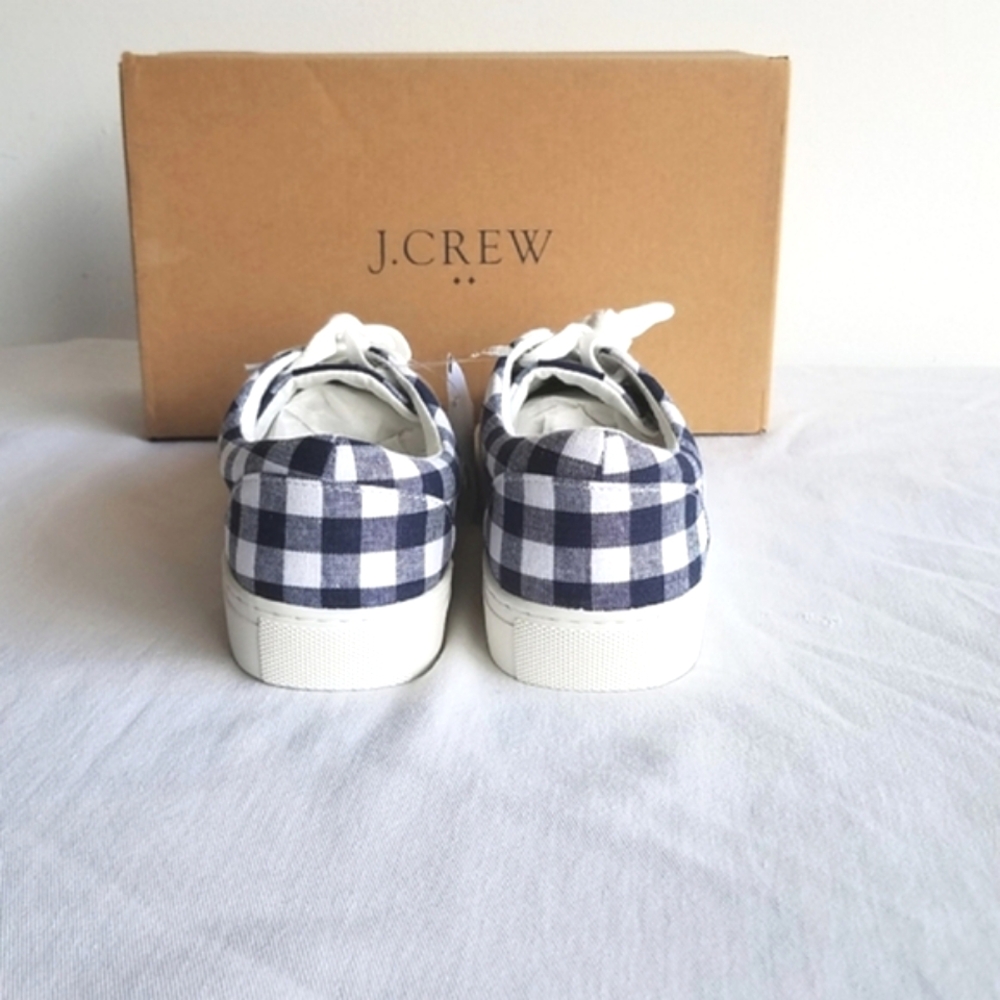 J.Crew Road Trip Printed Canvas Lace Up Sneakers - Picture 4 of 10